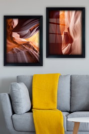 Wallity Cuadros Decorativos Enmarcados (2 Piezas) 35 x 45 cm Multicolor